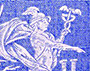 Logo Blog Desde mi Ventana. Tapiz con Hermes se&ntilde;alando el camino.