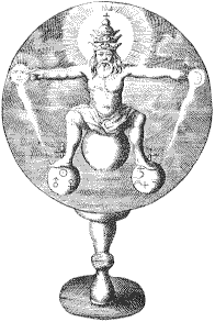 Ilustraci&oacute;n de la obra de J. de M. Snyders, Metamorphosis planetarum.