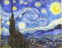 Logo Blog Astronom&iacute;a. Pintura de Van Gogh: Noche estrellada.